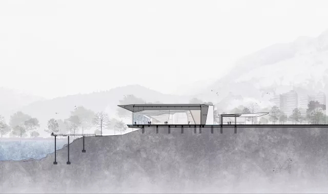 剖面圖，天華建筑設(shè)計